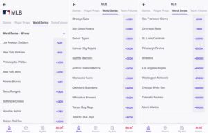 2025 World Series Odds on the Hard Rock Bet mobile app